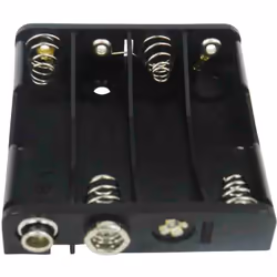 Pour taille de batterie = AAA Nombre d'éléments = 4 Montage = Montage rapide Type = Batterie de sauvegarde Dimensions = 53.8  ...