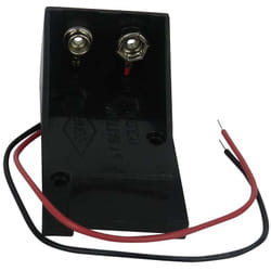 Porte-pile Rs Pro 9 v PP3, raccordement Fils ( Prix pour 1 )