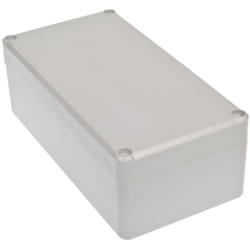Rs Pro - Boîtier en abs, 158.15 x 82.2 x 54.9mm, Gris IP65, Blindé ( Prix pour 1 )