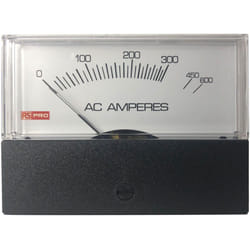 Rs Pro - Ampèremètre analogique de panneau v c.a. Echelle 10 (Input) a, 600 (Scale) a, 76mm x 74mm ( Prix pour 1 )