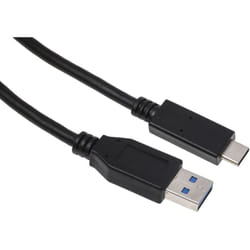 Câble usb Rs Pro usb c vers usb a, Noir, 2m ( Prix pour 1 )