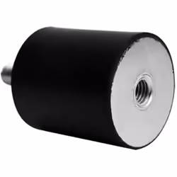 Type de lame = Bobine mâle à femelle Taille de filetage = M8 Diamètre = 30mm Hauteur hors tout = 25mm Matériau = Caoutchouc n ...