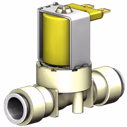 Tension d'alimentation = 24 V (c.a./c.c.) Nombre de ports = 2 Commande = Solénoïde Taille du raccord = 3/8pouce Position norm ...