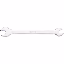 Type de clé = Clé plate Impérial/Métrique = Métrique Longueur hors tout = 110 mm Double terminaison = Oui Finition = Chrome m ...