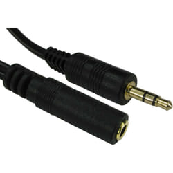 Rs Pro - Cordon audio Mâle vers Femelle, Long. 5m ( Prix pour 1 )