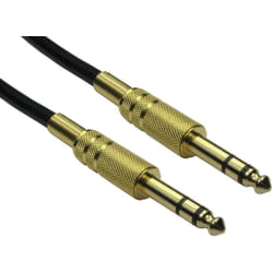 Rs Pro - Cordon audio Mâle 6,35 mm vers Mâle 6,35 mm, Long. 10m ( Prix pour 1 )