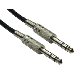 Rs Pro - Cordon audio Mâle 6,35 mm vers Mâle 6,35 mm, Long. 2m ( Prix pour 1 )