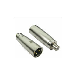 Rs Pro - Adaptateur audio et vidéo Droit, rca Femelle vers xlr Mâle ( Prix pour 1 )