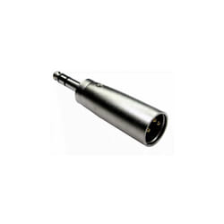 Rs Pro - Adaptateur audio et vidéo Droit, 6,35mm Stéréo Mâle vers xlr Mâle ( Prix pour 1 )