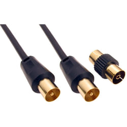 Cordon coaxial RF RS PRO Mâle, 5m ( Prix pour 1 )