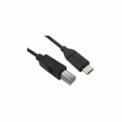 Connecteur A = USB C Genre du connecteur A = Mâle Connecteur B = USB B Genre du connecteur B = Mâle Longueur = 2m Version d'U ...
