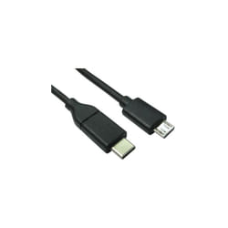Rs Pro - Câble usb Micro usb b vers usb c, Noir, 2m ( Prix pour 1 )