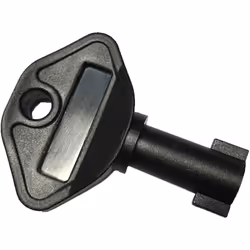 Type = Clé Utiliser avec = Verrou quart de tour de RS Pro Couleur = Noir Clé RS Pro pour verrouillage quart de tour (clé uniq ...