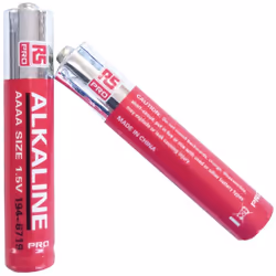 Description générale La pile alcaline AAAA de RS PRO est conçue pour offrir une performance fiable et durable dans une variét ...