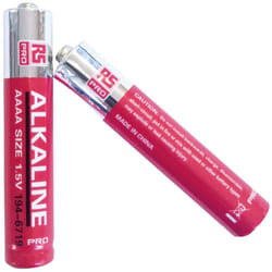 Pile aaaa Rs Pro Rs Pro 1.5V Alcaline, 600mAh ( Prix pour Paquet de 2 )