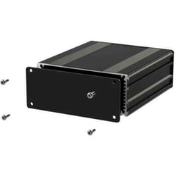 Rs Pro - Boîtier d'instrumentation en Aluminium Noir, dim. ext. 160 x 108.5 x 45mm ( Prix pour 1 )