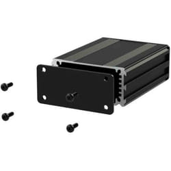 Rs Pro - Boîtier d'instrumentation en Aluminium Noir, dim. ext. 80 x 63.5 x 30mm ( Prix pour 1 )