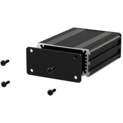 Rs Pro - Boîtier d'instrumentation en Aluminium Noir, dim. ext. 120 x 63.5 x 30mm ( Prix pour 1 )