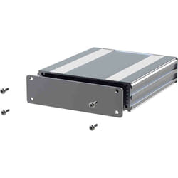 Rs Pro - Boîtier d'instrumentation en Aluminium anodisé Argent, dim. ext. 160 x 108.5 x 30mm ( Prix pour 1 )