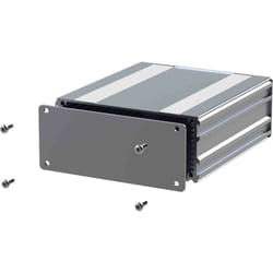 Boîtier d'instrumentation Rs Pro en Aluminium anodisé Argent, dim. ext. 80 x 108.5 x 45mm ( Prix pour 1 )