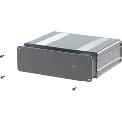 Boîtier d'instrumentation Rs Pro en Aluminium anodisé Argent, dim. ext. 80 x 169.8 x 53.8mm ( Prix pour 1 )