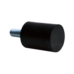 Plot antivibratoire mâle Rs Pro M8X10 ø 25mm en Caoutchouc ( Prix pour Paquet de 4 )