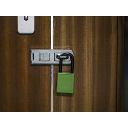 Rs Pro - Consignation 1 serrure Aluminium, Nylon, anse de 6.4mm ( Prix pour 1 )