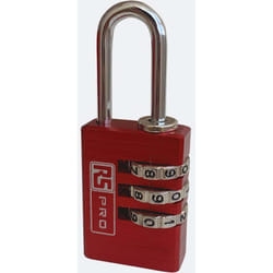 Cadenas à combinaison RS PRO en Aluminium, Ø anse 3mm ( Prix pour 1 )