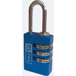 Rs Pro - Cadenas à combinaison en Aluminium, ø anse 3mm ( Prix pour 1 )