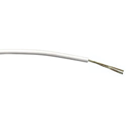 Fil électrique Rs Pro BS4808 0,2 mm² 24 awg, 1 kV c.a., pvc Blanc, 500m