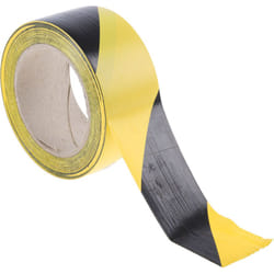 Rs Pro - Ruban de marquage Noir/Jaune 50mm x 33m x 0.14mm ( Prix pour 1 )