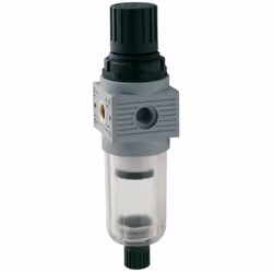 Orifice de connexion = G 1/8 Type de purge = Manuel, semi-automatique Taille de filtration = 20µm Orifice du manomètre = G 1/ ...