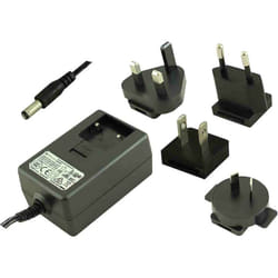 Adaptateur ac/dc 12V c.c., 1.5A, 18W, Interchangeable, Régulée ( Prix pour 1 )