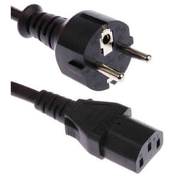 Rs Pro - Cordon d'alimentation, Noir, Connecteur C13, cei vers cee 7/7, Schuko, 250 v / 10 a, 3m