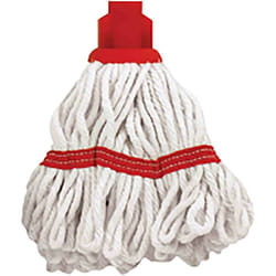 Rs Pro - Tête de balai à franges Rouge pour Poignée en aluminium de ( Prix pour 1 )