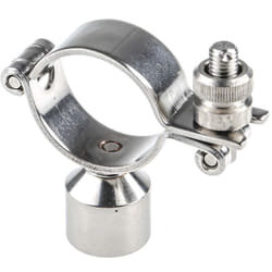 Rs Pro - Fixation à charnière pour tuyau, Acier Inoxydable Argent pour tube ø 1-1/2pouces ( Prix pour 1 )