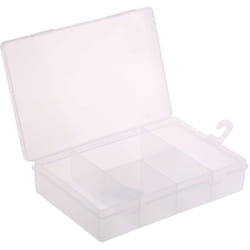 Rs Pro - Boite compartimentée 5 Compartiments, Plastique, 40mm x 181mm x 125mm ( Prix pour 1 )