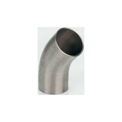 Rs Pro - Raccord de soudage en acier inoxydable Coude 45°,diamètre 25.4mm ( Prix pour 1 )