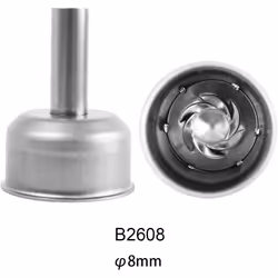 Numéro du modèle = RS PRO Type = Air chaud Diamètre buse = 8mm Séries de bec = B26 Buse RS Pro pour pistolet à air chaud De n ...