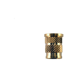 Insert fileté RS PRO, M5, en Laiton, fixation Ø 6.4mm, L 9.5mm ( Prix pour Sachet de 100 )