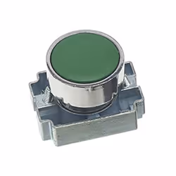 Série = RCAS Diamètre de découpe = 22mm Couleur de bouton-poussoir = Vert Forme de bouton-poussoir = Rond Actionnement = Mome ...