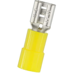 Rs Pro - Cosse faston 12 10 awg, Isolé, Jaune ( Prix pour Sachet de 50 )