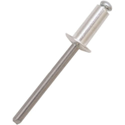 Rivet Aluminium Gris longueur 6mm diamètre 2.4mm ( Prix pour Sachet de 100 )