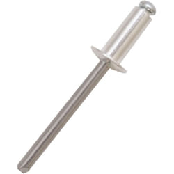 Rivet Aluminium Gris longueur 8mm diamètre 3.2mm ( Prix pour Sachet de 100 )