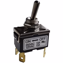 Configuration de contact = Interrupteur bipolaire Type de commutation = On-Off Courant de contact = 10 A Type de montage = Ci ...