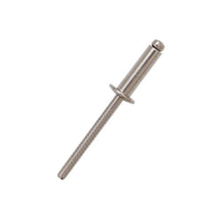 Rs Pro - Rivet Acier InoxydableA4 316 Gris longueur 12mm diamètre 3.2mm ( Prix pour Sachet de 100 )