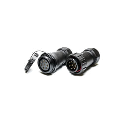 Rs Pro - Connecteur industriel 8 contacts, Montage sur câble, raccordement a souder ( Prix pour 1 paire )