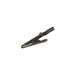 Rs Pro - Pince crocodile, 4A, Argent, 9mm ( Prix pour Paquet de 10 )