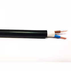 Nombre de conducteurs = 2 Section = 1,5 mm² Couleur de gaine = Noir Courant = 26 A Longueur = 100m Tension = 1 kV, 600 V Maté ...