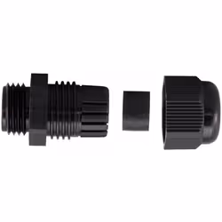 Filetage = M12 x 1.5 Matériau = Nylon 66 Diamètre de câble maximum = 6.5mm Diamètre de câble minimum = 3mm Couleur = Noir Ind ...